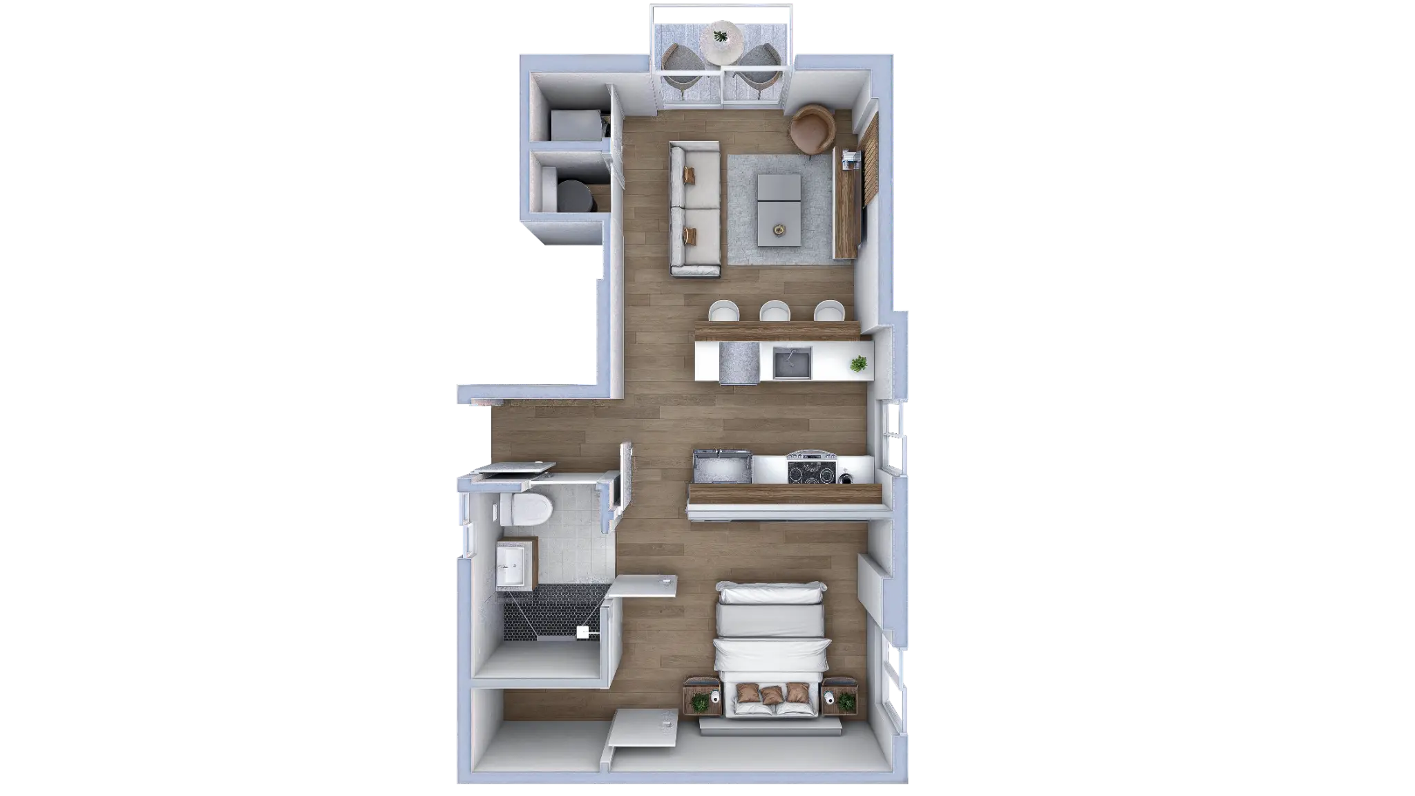 Unit A3 floor plan