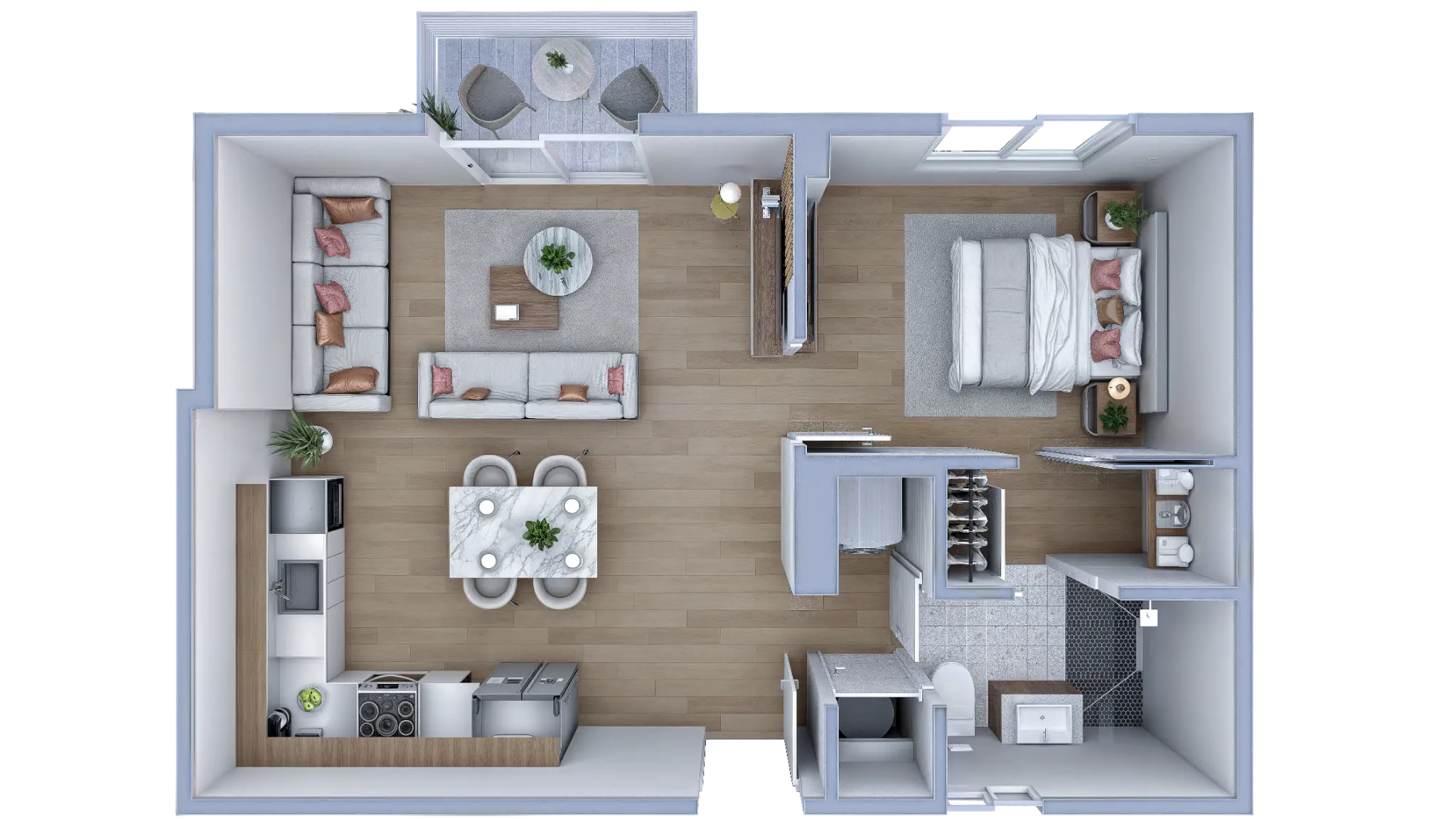 Unit A2 floor plan