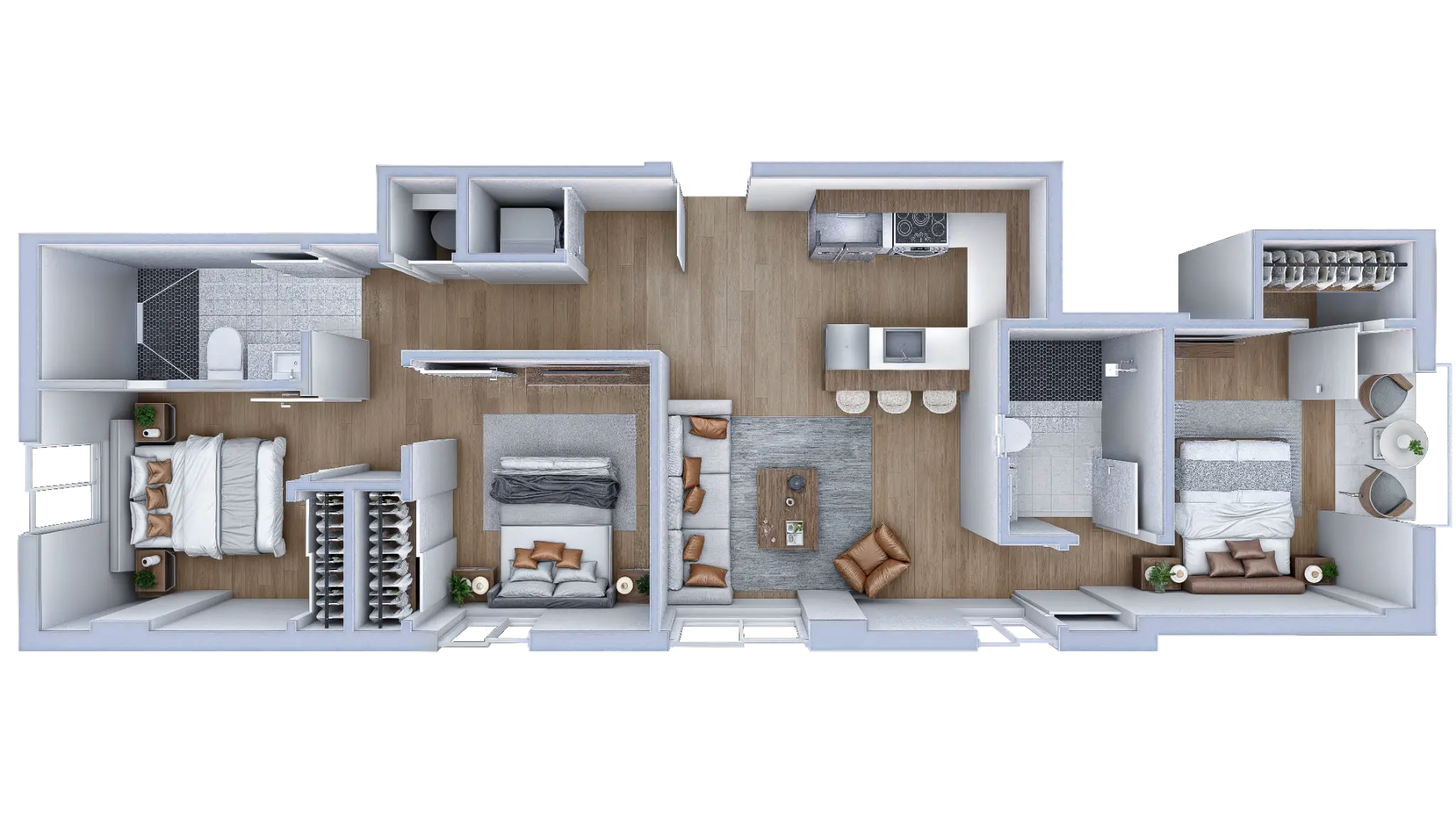 Unit C1 floor plan