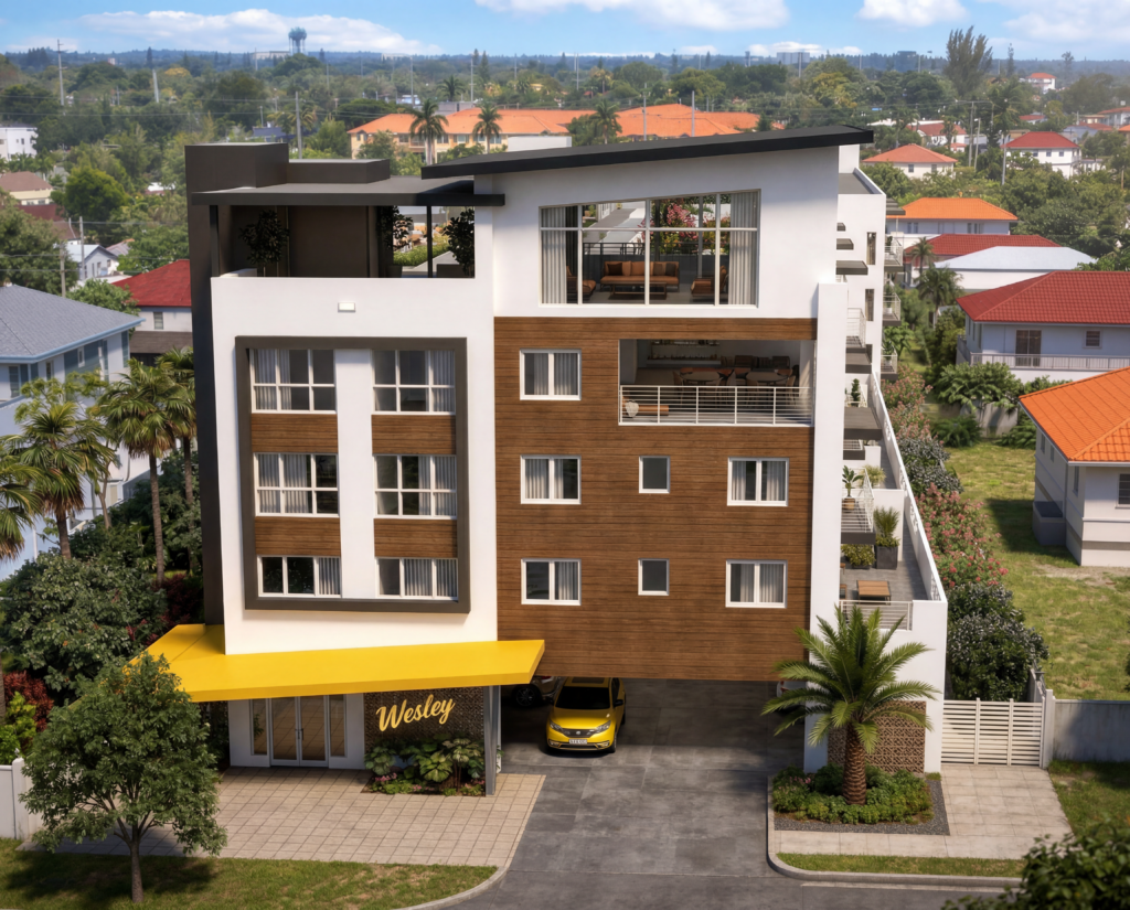 Wesley Hollywood Luxury Apartment Building Exterior